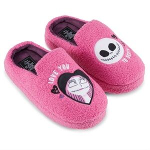 Ladies Pink Nightmare before Christmas Slippers